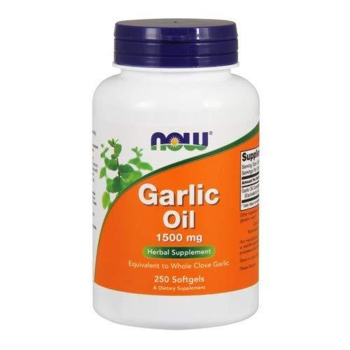 Now Foods NOW Foods, GARLIC OIL 1500mg, 250 SGELS (Pack of 3)