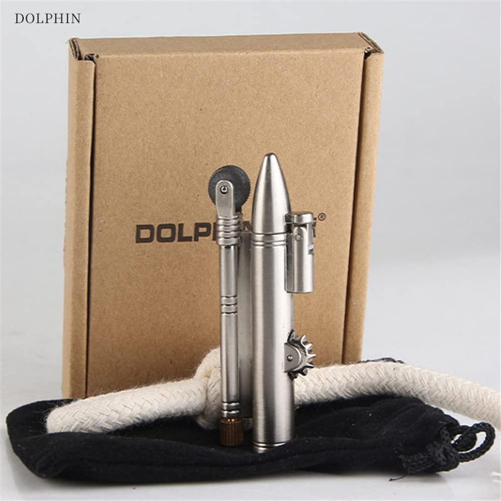 VAGILE 3PCS Windproof Rope Lighter Sailors Trench Vintage Lighter WWII Lighters Portable Survival Shepherds Lighter Outdoor Camping, No Need for Kerosene/Gas, Gifts Army Navy (Golden + Bronze + Silver B)