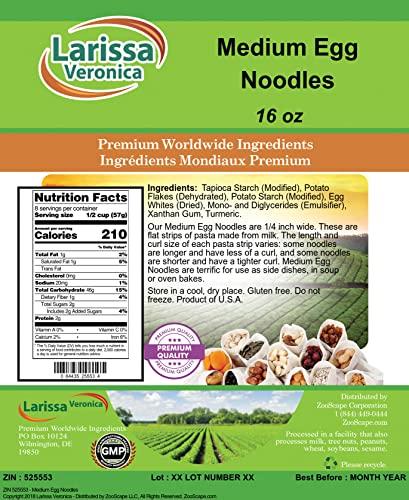 Larissa Veronica Medium Egg Noodles (16 oz, ZIN: 525553) - 2 Pack