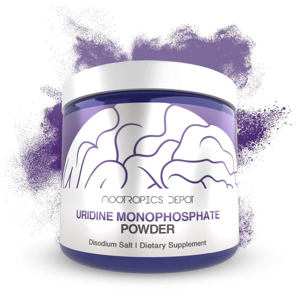 Nootropics Depot Nootropics Depot Uridine Monophosphate Powder | 30 Grams | Disodium Salt | Supports Healthy Cognitive Function | Supports Healthy Mitochondrial Function