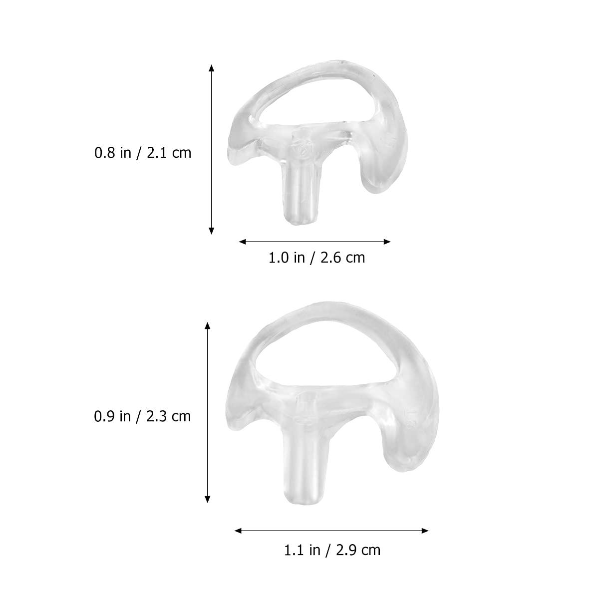 PartyKindom 2 Pairs Airplane Ear Plugs Noise Cancelling earplugs Ear Plug for Sleeping Ear Plugs Silicone Ear Plugs Noise Ear Plugs Clear Silicone Soft Ear Plugs for Plane Triangle air Duct