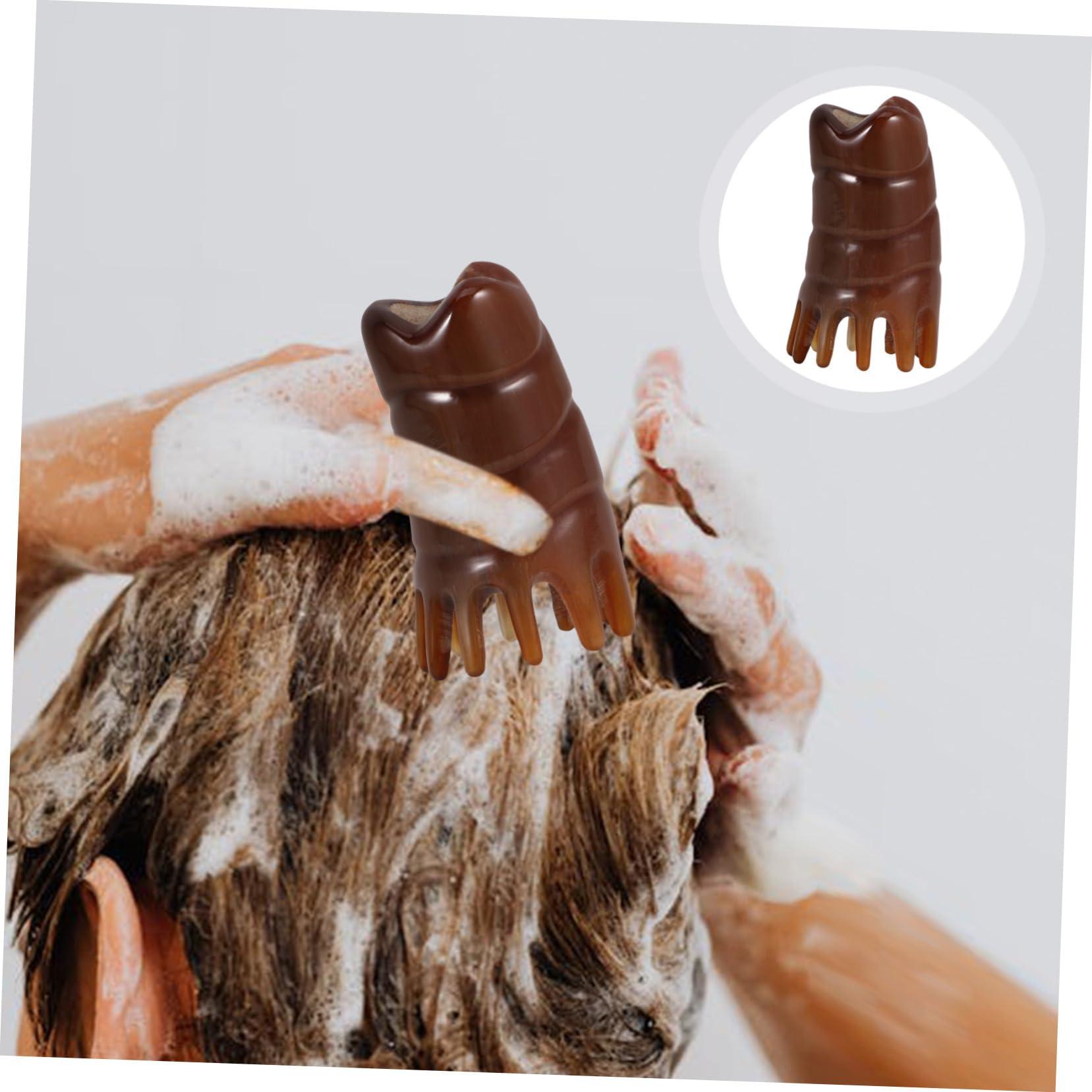 SEWOART SEWOART Bamboo Hair Washing Tool for Head Massage Scalp Massage Brush Massage Comb Scalp Portable Shampoo Brush Hair Cleansing Brush