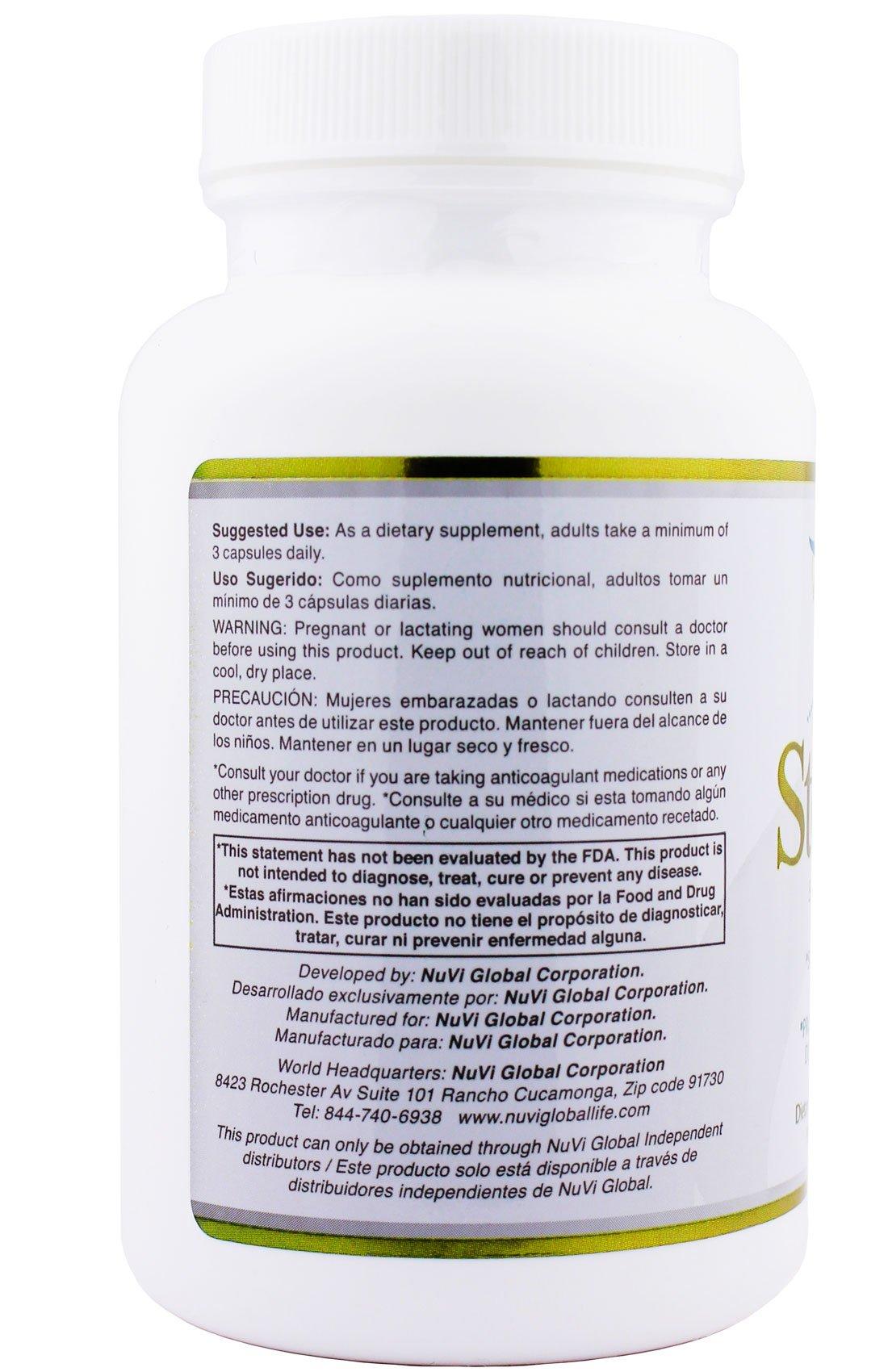 StemForte StemForte Plus Stem Cell Nutritional Supplements for Men, Women - Two Bottles - Advanced Stem Cell and Telomere Activity Support - Promotes Natural Release of Stem Cell, Increase Energy, Focus, Mood