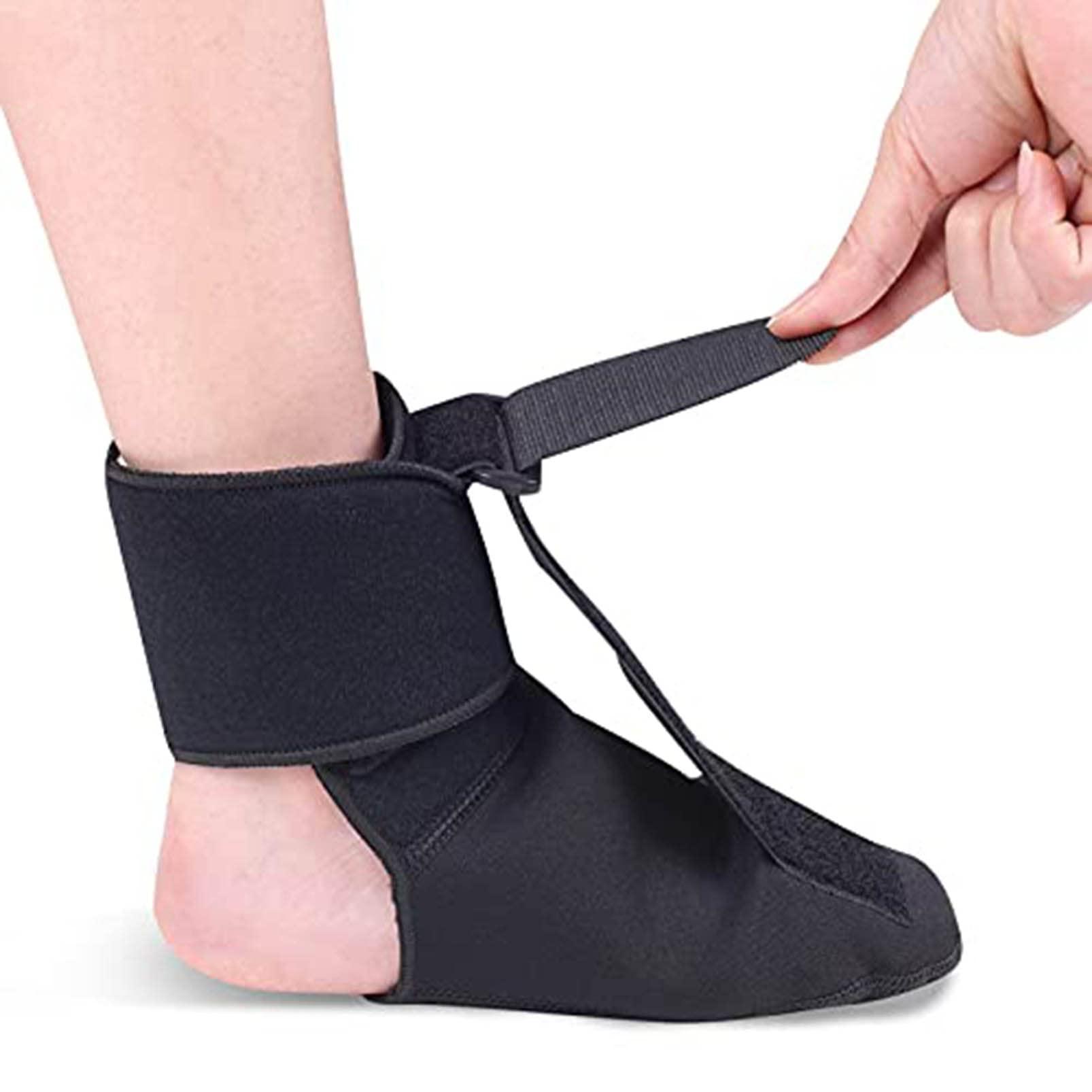 ZJDYDY Ankle Stabilizer, Drop Foot Brace Orthosis Ankle Brace Support, Adjustable Ankle Foot Orthosis Shoes Plantar Film Protector for Men and Women Left and Right Feet Universal