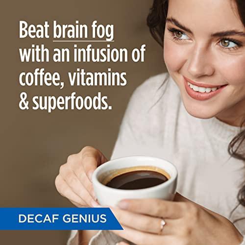 VitaCup Vitacup Decaf Genius Keto Coffee Pods with MCT Oil, Turmeric, and Vitamins B1, B5, B6, B9, B12, D3 for Focus in Recyclable Single Serve Pod Compatible with K-Cup Brewers Including Keurig 2.0, 64 CT