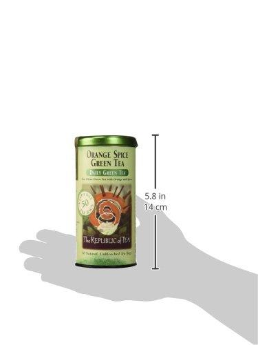 The Republic of Tea The Republic of Tea, Orange Spice Green Tea, 50-Count