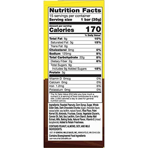 Nature Valley Nature Valley Sweet & Salty Nut Dark Chocolate Peanut & Almond Granola Bars, 15 Ounce
