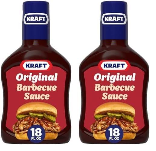 Kraft Kraft Original Slow-Simmered BBQ Barbecue Sauce (18 oz Bottle) (Pack of 2)