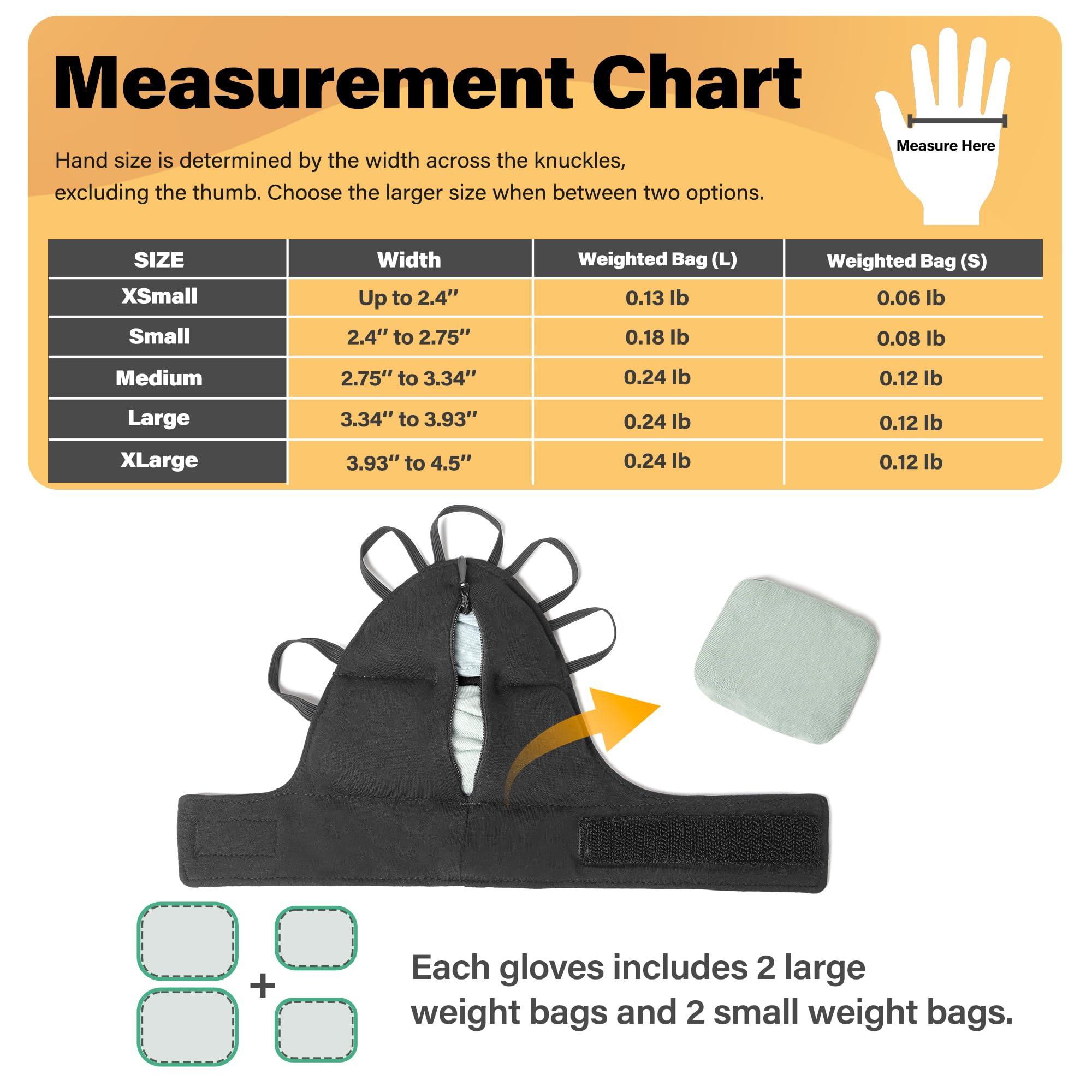 Noah Baby Weighted Gloves for Tremors, Wrist Weights for Hand Tremors and Parkinsons Patients, Steady Hand Adjustable Weighted Gloves