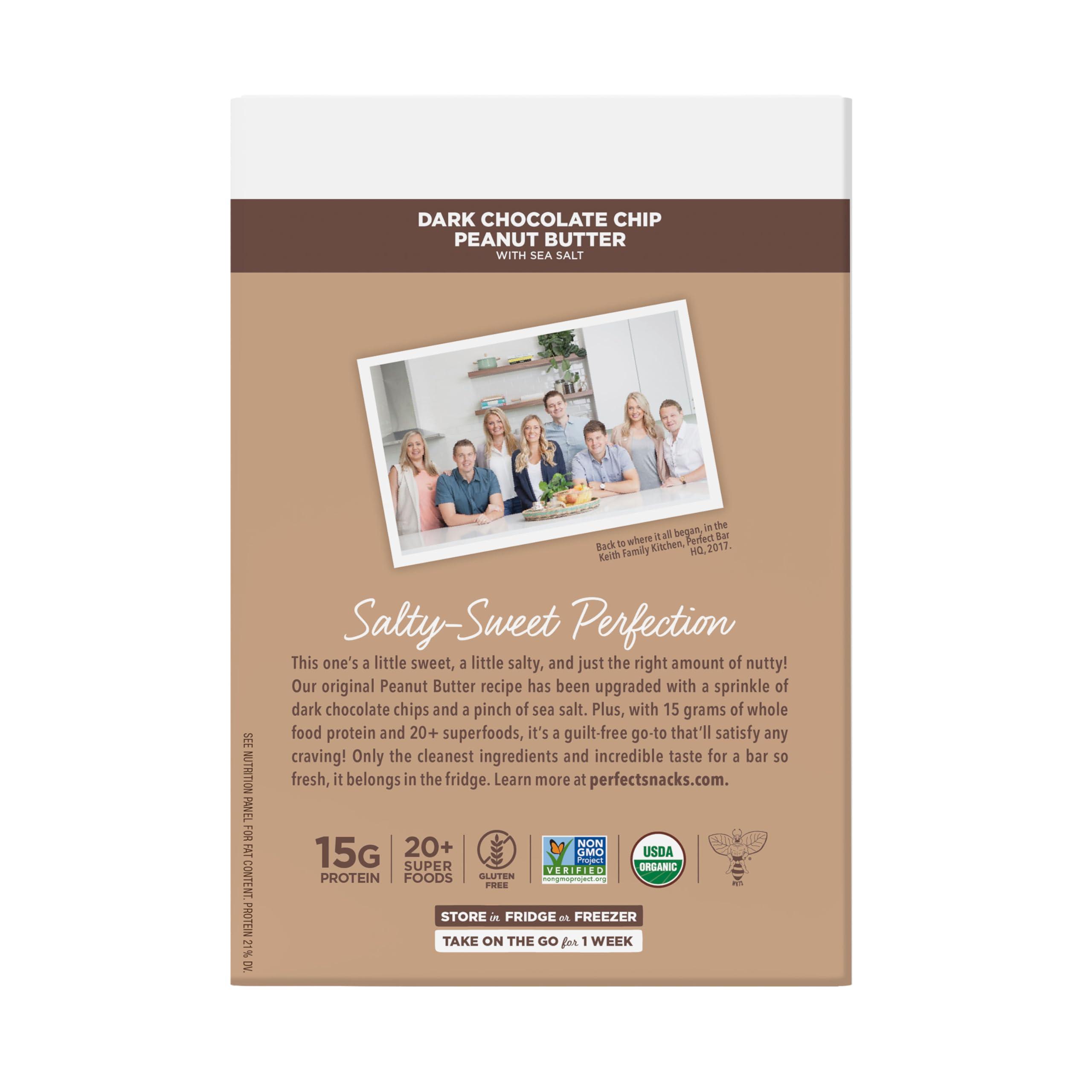 Perfect Bar Perfect Bar Gluten-Free Dark Chocolate Chip Peanut Butter Protein Bar, 4 count, 2.3 oz