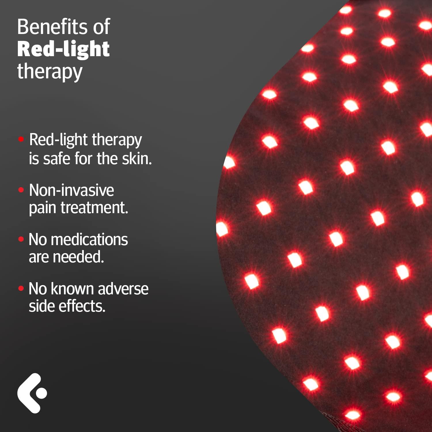 CURALIGHT CURALIGHT Red Light Therapy for Joints - LED Infrared and Red Light Therapy Belt for Joint, Knee and Elbow. Pain Reliever Red Light Joint Therapy Equipped. Rechargeable with Powerful LEDs 660nm 850nm