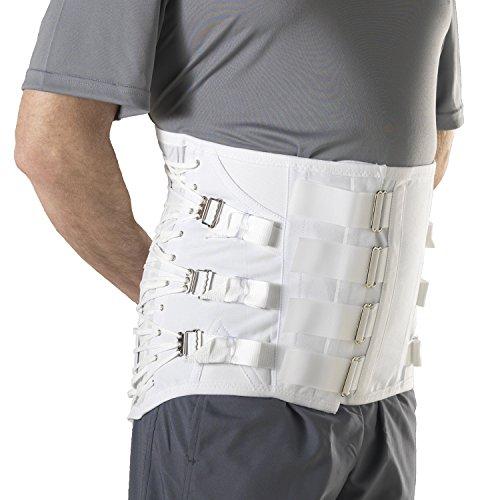 Truform Lumbosacral Corset, Disc Alignment, Spine Posture, Adjustable Front, Tall