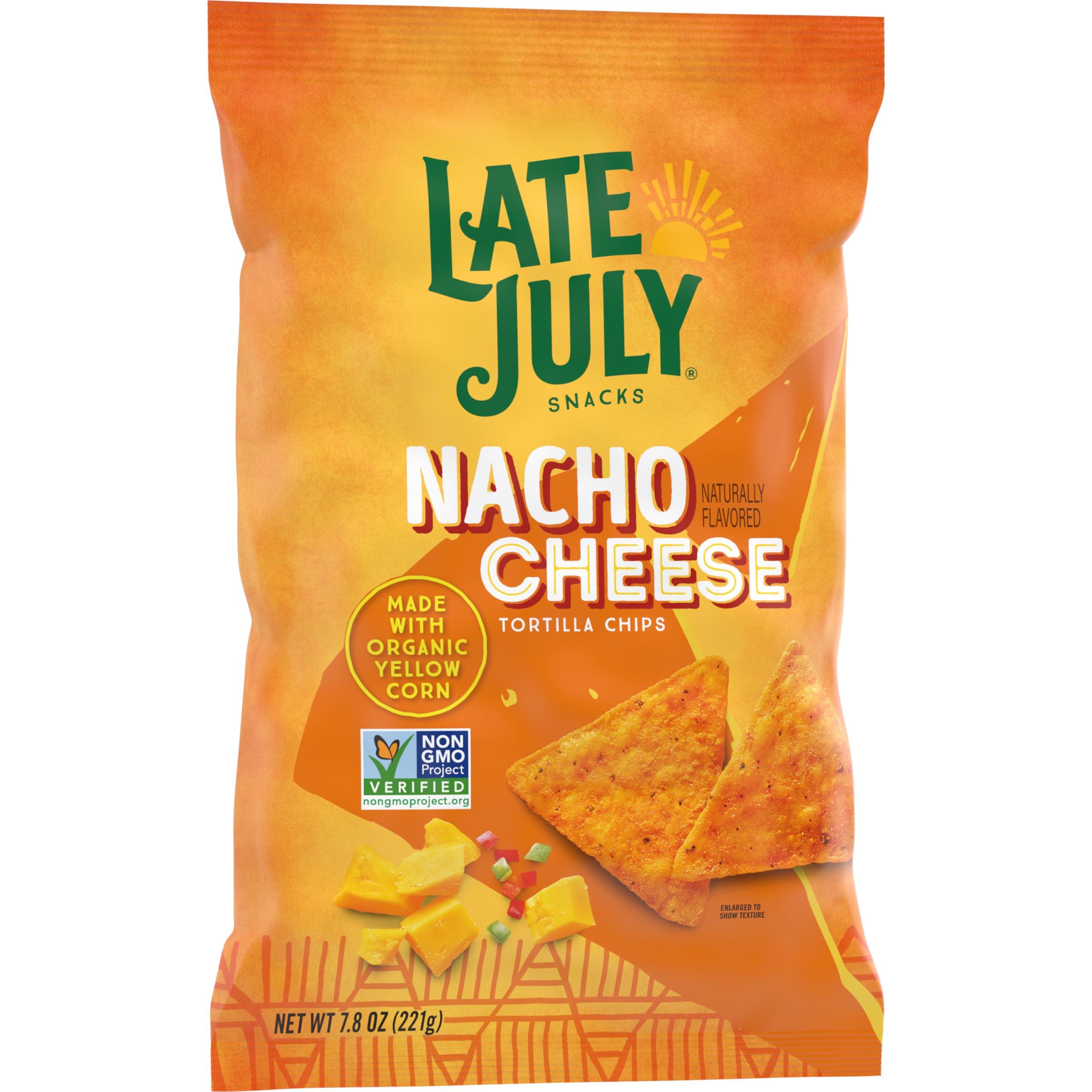 Late July Late July Snacks Nacho Cheese Tortilla Chips, 7.8 Oz