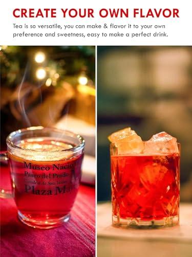 TeeLux TeeLux Decaf Vanilla Black Tea Bags, Decaffeinated Black Tea Blended with Vanilla, 50 Count