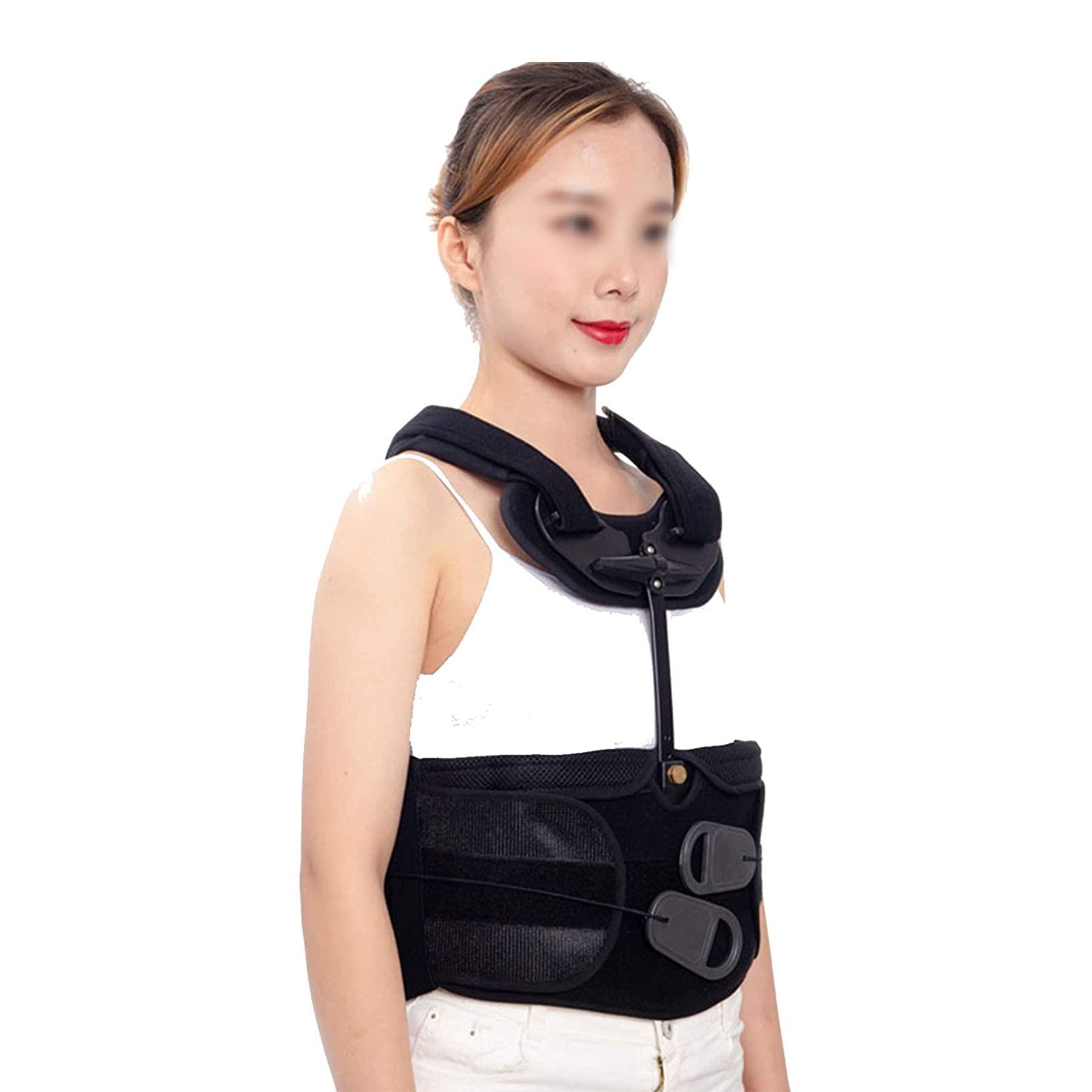 WILLQ Thoracolumbar Fixed Spinal Brace Thoracic and Lumbar Spine Fixed Brace for Fixed Support Scoliosis Posture Adjuster Men Women Lumbar Spine Orthosis Lumbar Spine Orthosis,Small