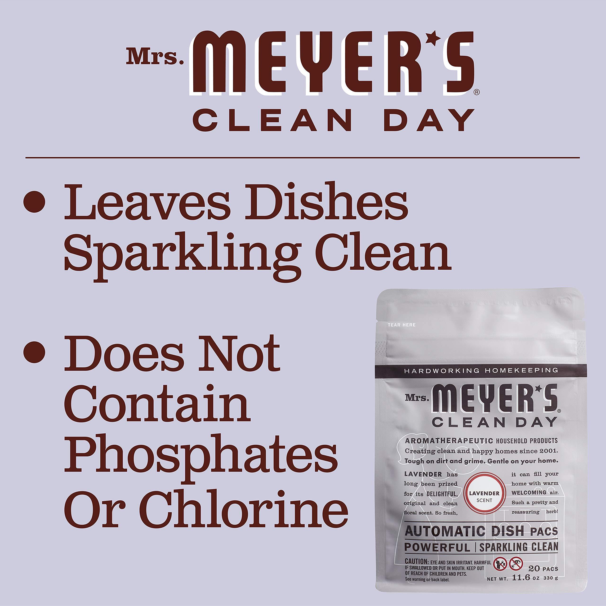 MRS. MEYER'S CLEAN DAY MRS. MEYER\'S CLEAN DAY Automatic Dishwasher Pods, Lavender, 20 Count