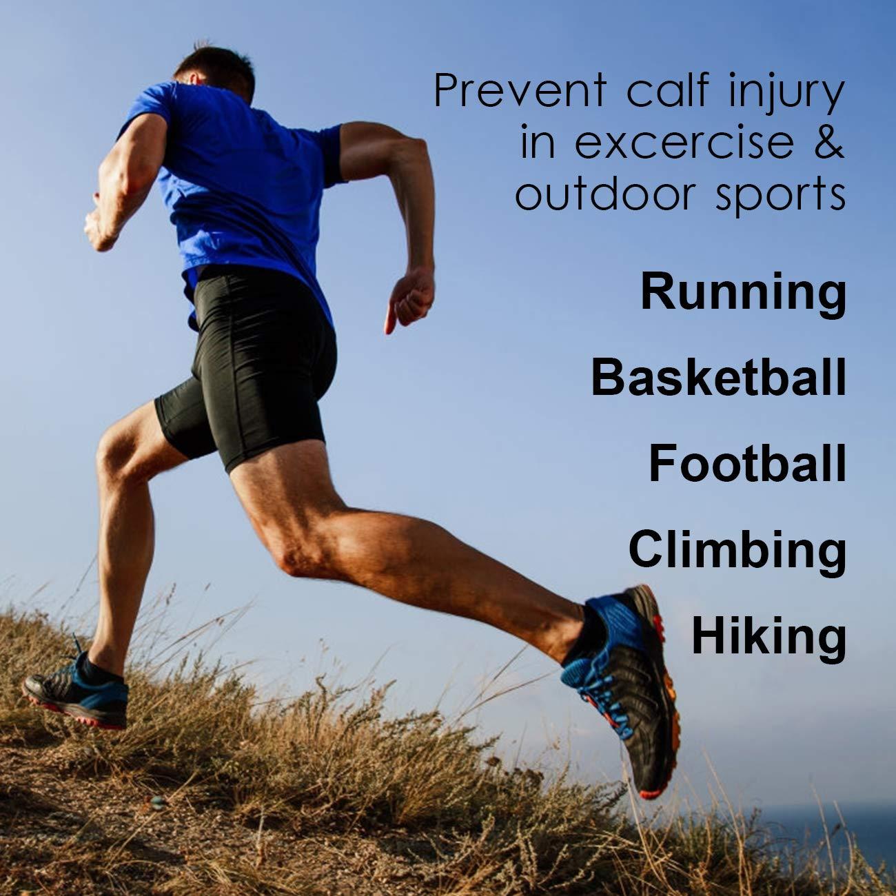 Heekooi Heekooi Calf Brace, Shin Splint Brace 1 Pair, Shin Splints Leg Pain Relief Support, Calf Brace for Torn Calf Muscle, Swelling, Edema, Adjustable Calf Support, Shin Brace for Women & Men (X-Large)