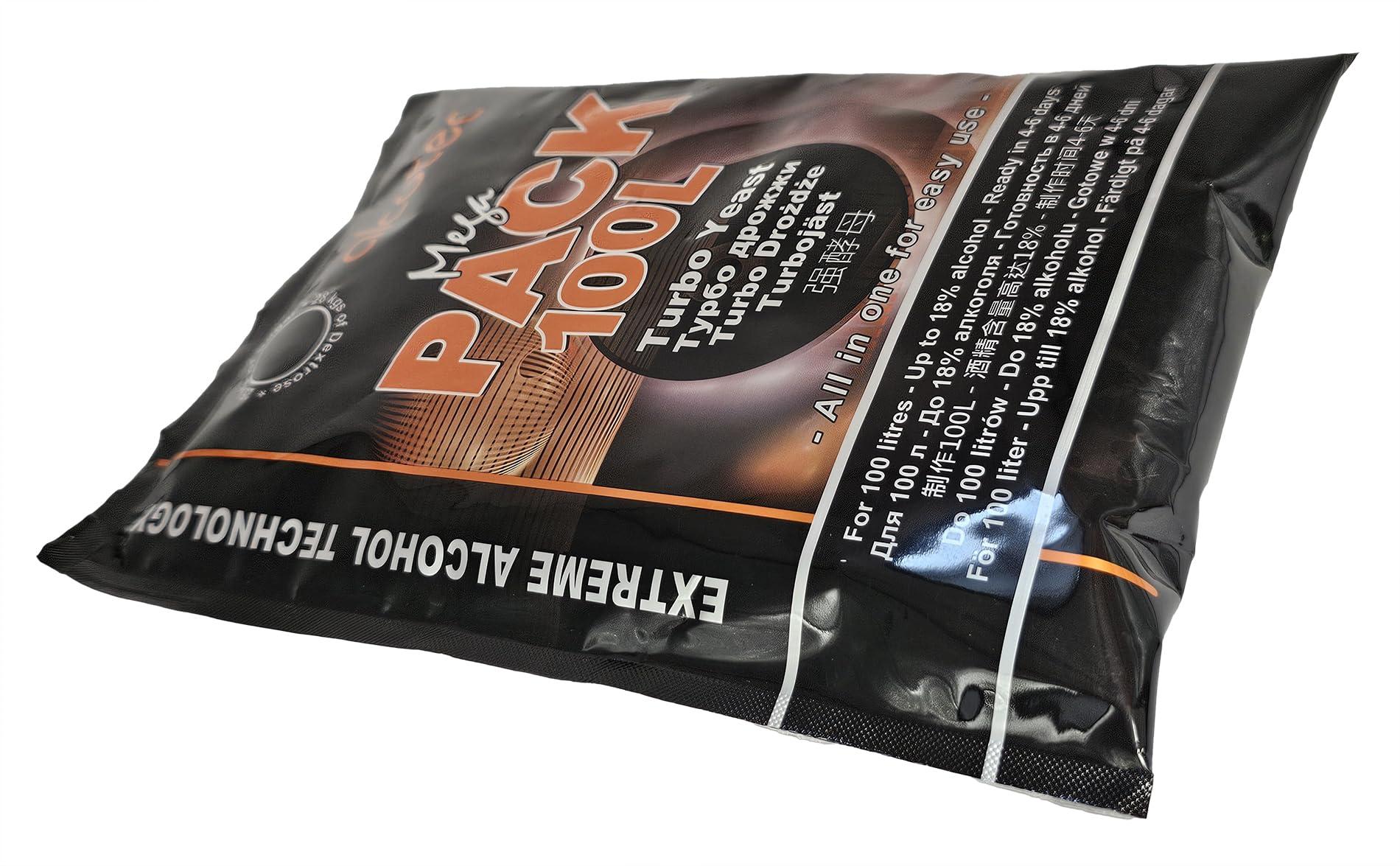 AlcoFermBrew Alcotec Mega Pack 100L Turbo Yeast All in One 18% 4-6 days