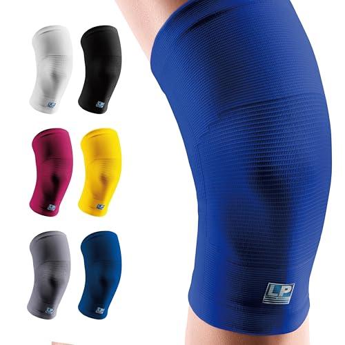 LP SUPPORT LP 647 Knee Brace For Arthritis Pain, Knee Pain Relief, Injury Recovery - Knee Sleeve For Weightlifting, Basketball, Hiking, Biking, Running, For Men Women (Blue, S, 1pcs)