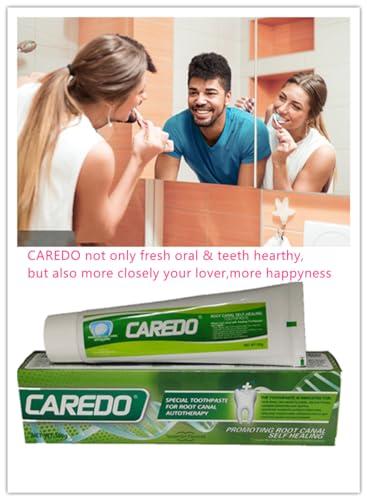 CAREDO CAREDO Gingivitis Toothpaste Avoid Root Canal Pulpitis for Adults, Gingivitis at Home, Gum for Receding Gums with Hydroxyapatite Toothpaste (100g+16g 2pcs)