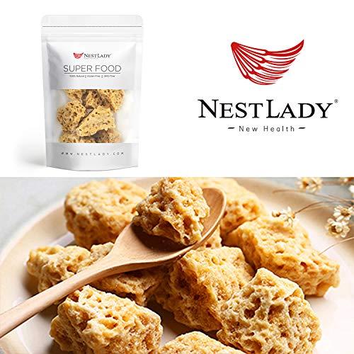 NESTLADY NESTLADY Natural Honey Comb Rock Sugar, 100% Natural, , Used in Sweet Desserts, Soups, and Cakes, Good For Health | Net weight: 100g (3.53oz) , Harvested in Malaysia, Packed in USA