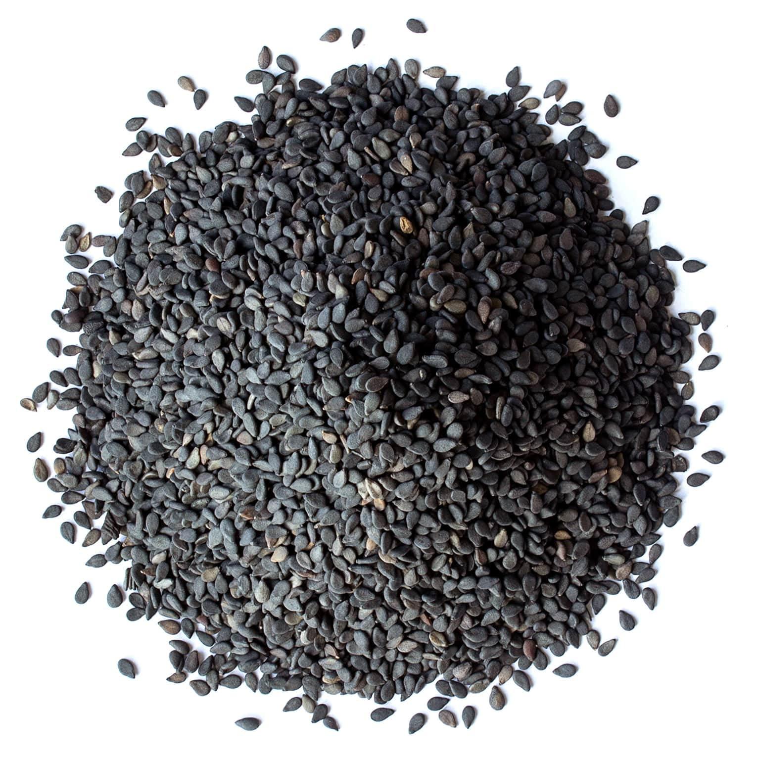 Food to Live Food to Live - Organic Black Sesame Seeds, 8 Pounds - Non-GMO, Raw Unhulled Kala Til Seeds, Unroasted, Kosher, Vegan, Bulk. Good Source of Calcium, Iron and Dietary Fiber