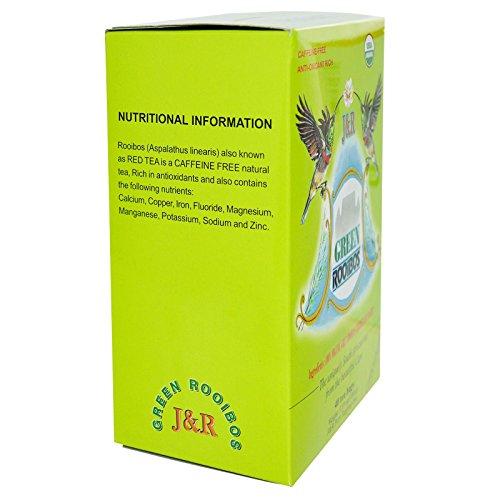 Port Trading Co. Port Trading Co, Organic Green Rooibos, Caffeine-Free, 40 Tea Bags, 3.53 oz (100 g)