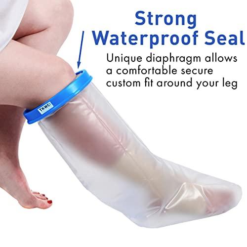 TKWC INC TKWC INC Water Proof Leg Cast Cover for Shower - #5738 - Watertight Foot Protector
