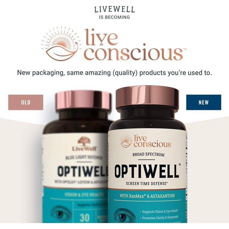 Convergence Convergence Eye Vitamins AREDS 2 with Vitamin E, Lutein, and Astaxanthin - OptiWell Eye Health Supplement and Blue Light Blocker - 30 Softgels