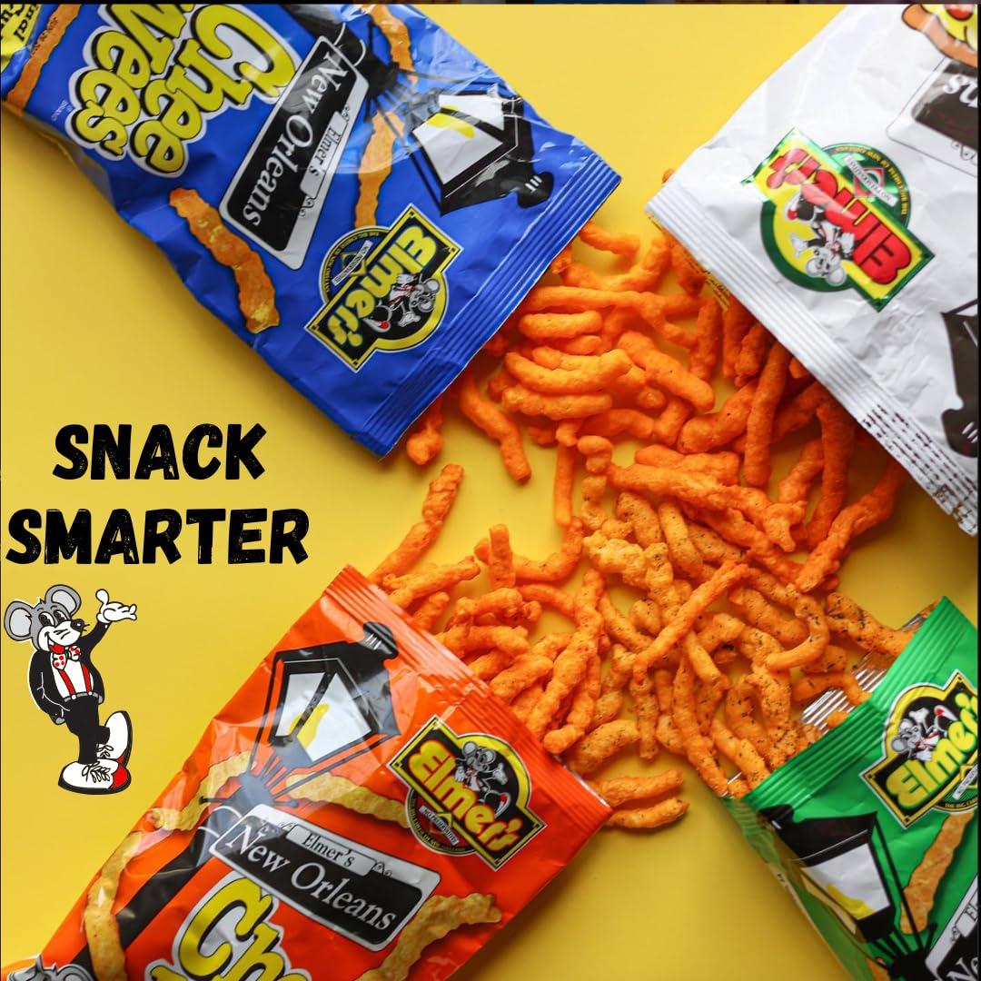 Chee-wee\'s Elmer\'s Caramel Popcorn, Real Old Fashioned Caramel Popcorn, Popped in Coconut Oil, 3 oz Bags, Pack of 3