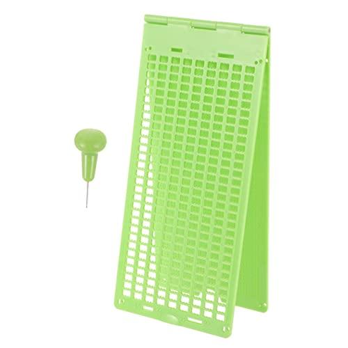 Uonlytech Uonlytech 3 Sets Braille Tablet Braille Plate Braille Fingerboard for Blind Braille Slate and Stylus Kit Braille Writing Slate and Stylus Kit Braille Writing Plate Measuring Spoon Plastic