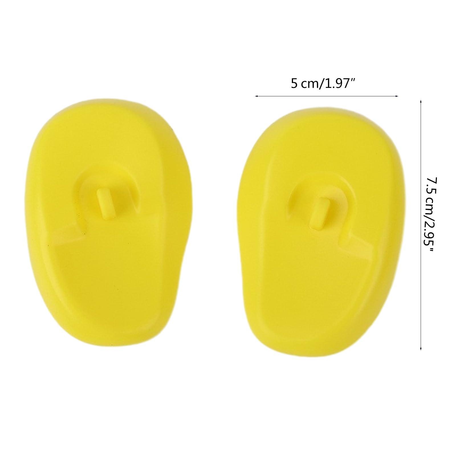 Peiiwdc 2pcs Waterproof Silicone Ear Covers for Hair Washing Protect Your Ears from Water Damage Hair Washing Ear Guards