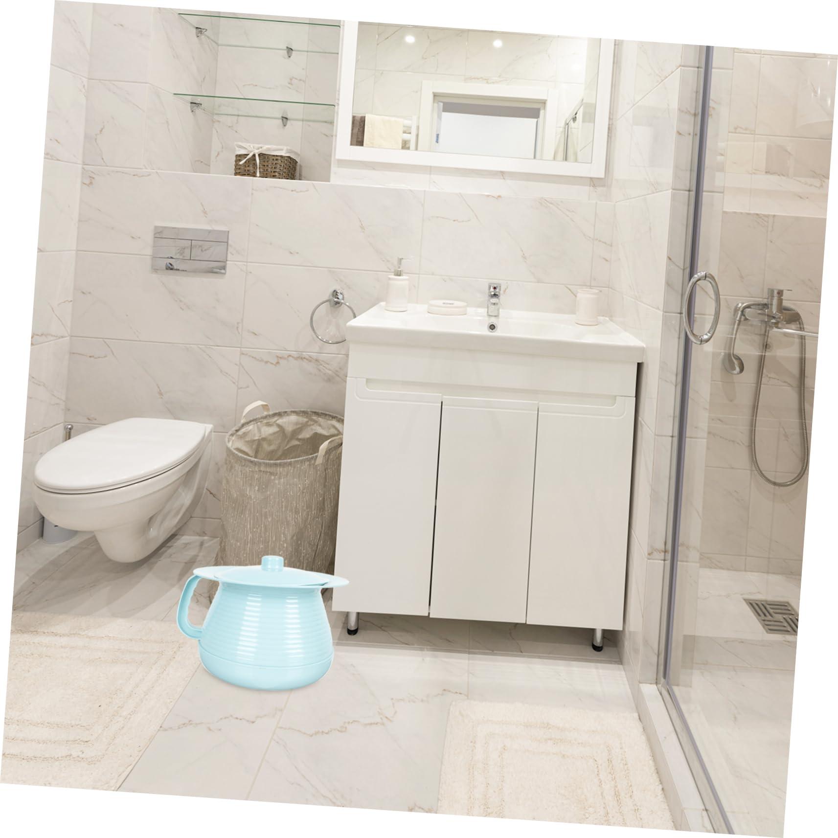 Healeved 1pc Children\'s Potty Urinal Adult Decorative Spittoon Children\'s Domestic Urine Storage Pot Portable Adult Urinal Bottle Night Urine Pot Spittoon with Lid Dustproof Spittoon