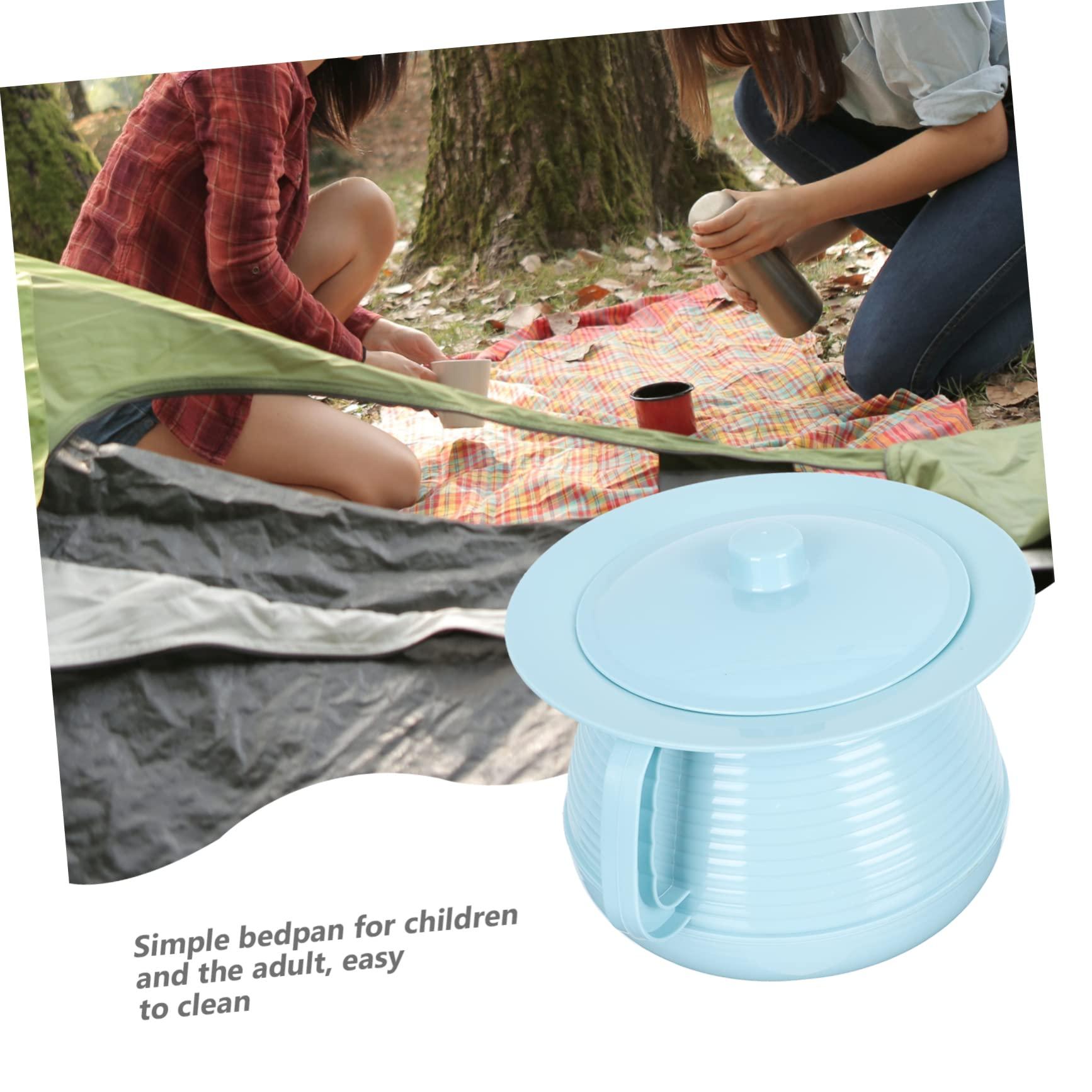 Healeved 1pc Children\'s Potty Urinal Adult Decorative Spittoon Children\'s Domestic Urine Storage Pot Portable Adult Urinal Bottle Night Urine Pot Spittoon with Lid Dustproof Spittoon