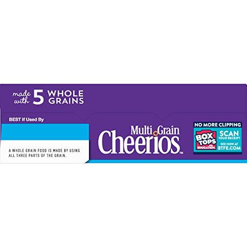 Cheerios Multi Grain Cheerios Heart Healthy Cereal, 12 OZ Large Size Cereal Box