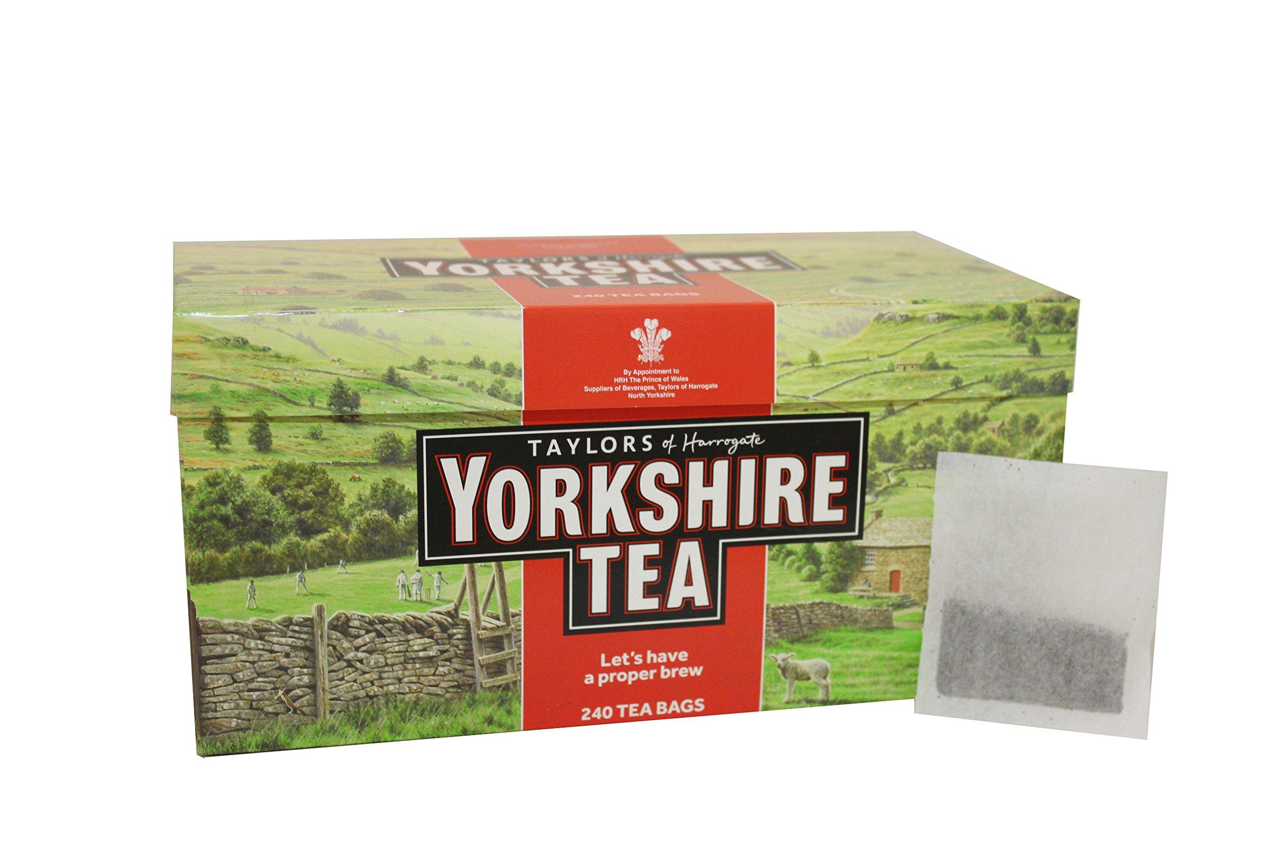 Yorkshire Tea Taylors of Harrogate Yorkshire Gold (160 Teabags) and Yorkshire Red (240 Teabags) Tea Bags