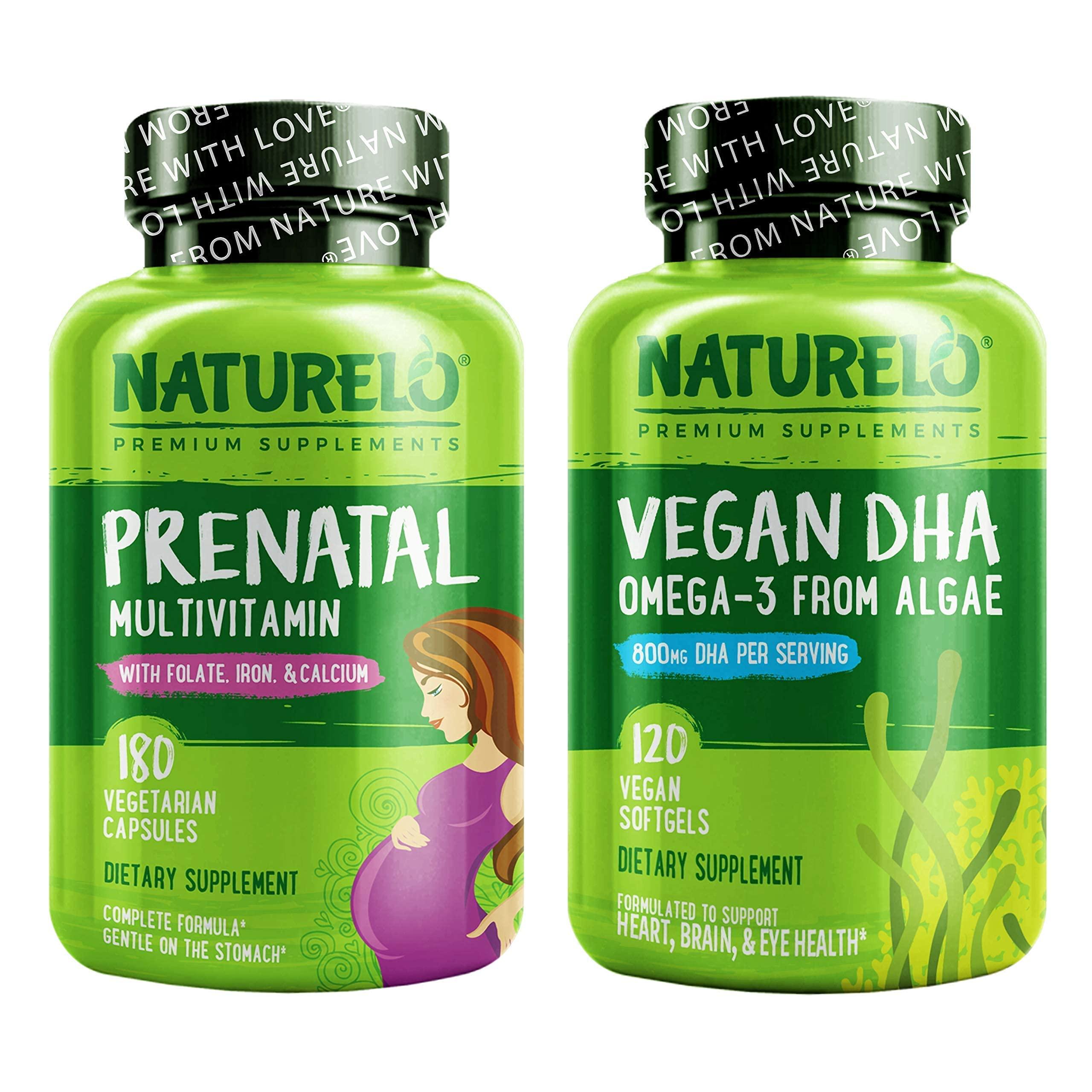 NATURELO NATURELO Prenatal Multivitamin 180ct Vegan DHA 120ct