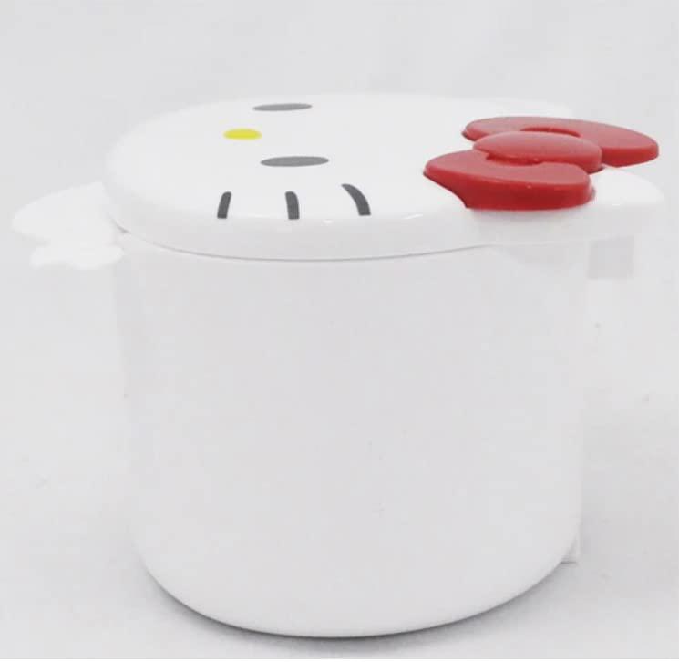 Dentoclear Denture Bath Case Cup Denture Soaking Cup Dental Retainer Case Orthodontic Bath Box Mouthguard Storage Holder Retainer Cleaner Kitty Made in Japan