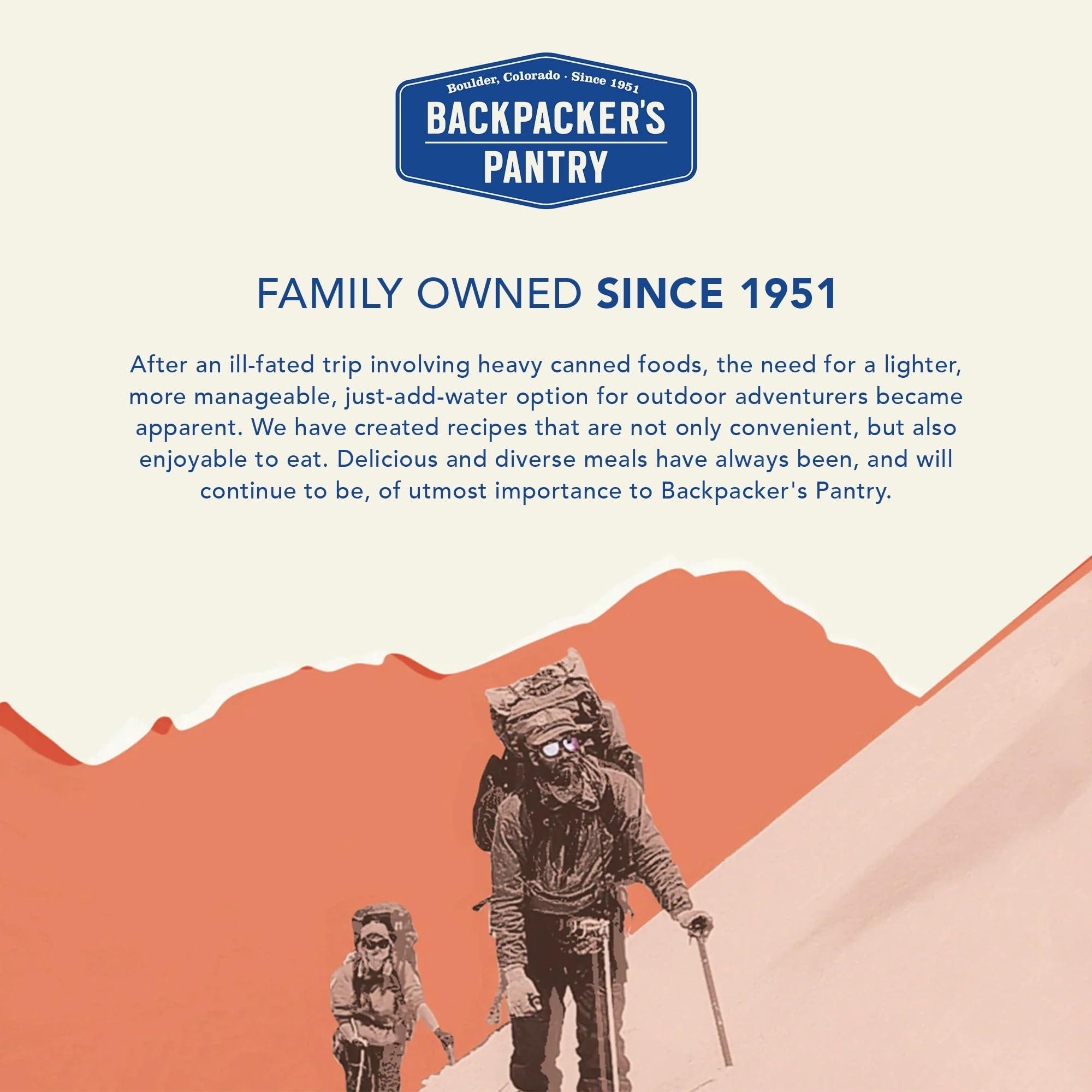 Backpacker's Pantry Backpacker's Pantry Three Cheese Mac & Cheese - Freeze Dried Backpacking & Camping Food - Emergency Food - 24 Grams of Protein, Vegetarian - 1 Count