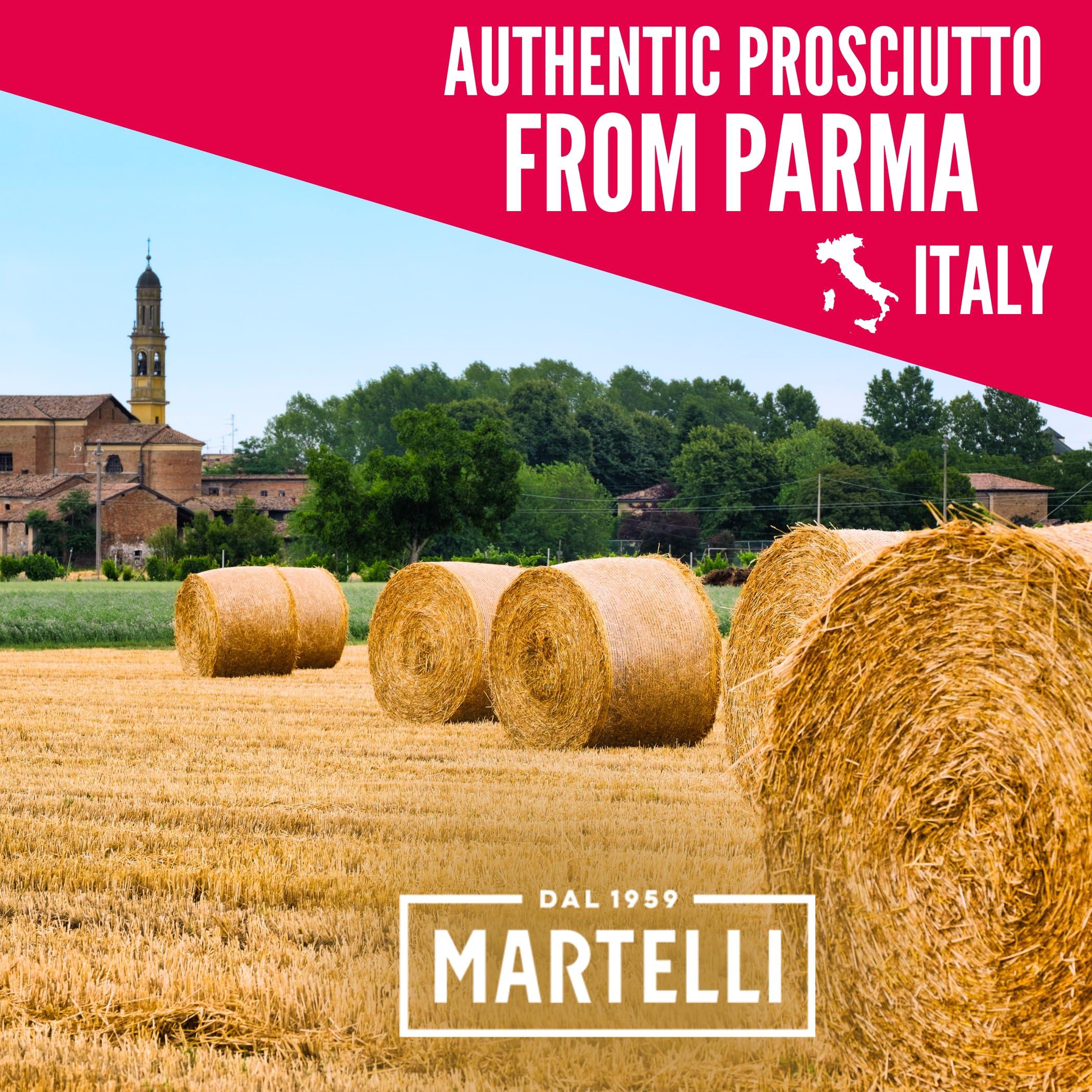 MARTELLI Prosciutto di Parma Protected Designation of Origin (approx 16 lbs) Whole Ham Boneless MARTELLI, Minimum 400 Days Aged, Product of Italy