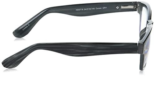 Foster Grant Foster Grant Conan Multifocus Reading Glasses Square, Milky Grey/Transparent, 54 mm + 1,5010366-100.COM