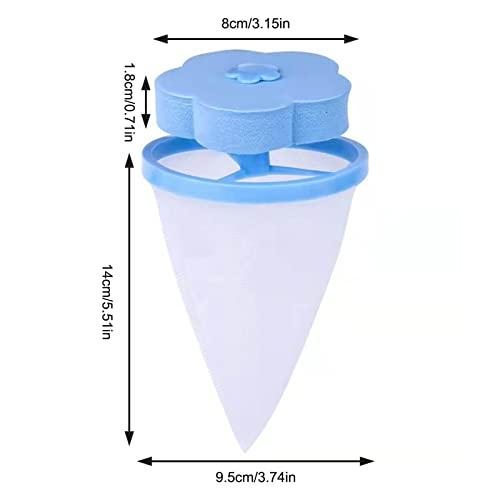 Bavokon 4 Pcs Hair Filter Cleaning Mesh Bag | Floating Lint Hair Catcher | Lint Catcher For Laundry | Pet Hair Remover For Laundry,Washing Machine Floating Lint Mesh Bag | Clean Pet Bedding In Washing Machine