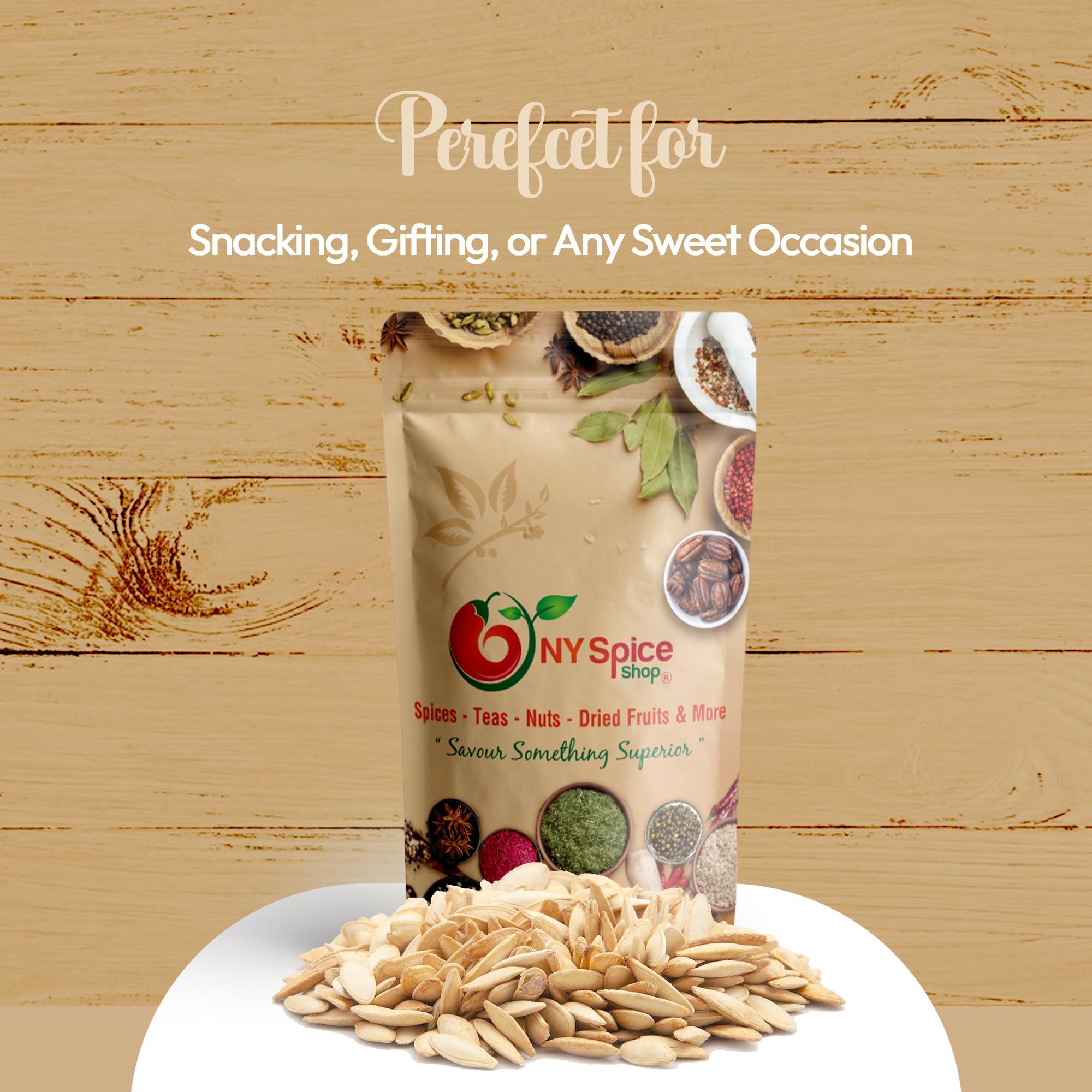 NY SPICE SHOP NY SPICE SHOP Lady Nail Pumpkin Seeds - 1 Pound Pumpkin Seeds to Eat - Raw Pumpkin Seeds - Pumpkin Seeds Roasted Salted - Pumpkin Seeds Fresh Natural - Pumpkin Seeds for Planting - Pumpkin Decor
