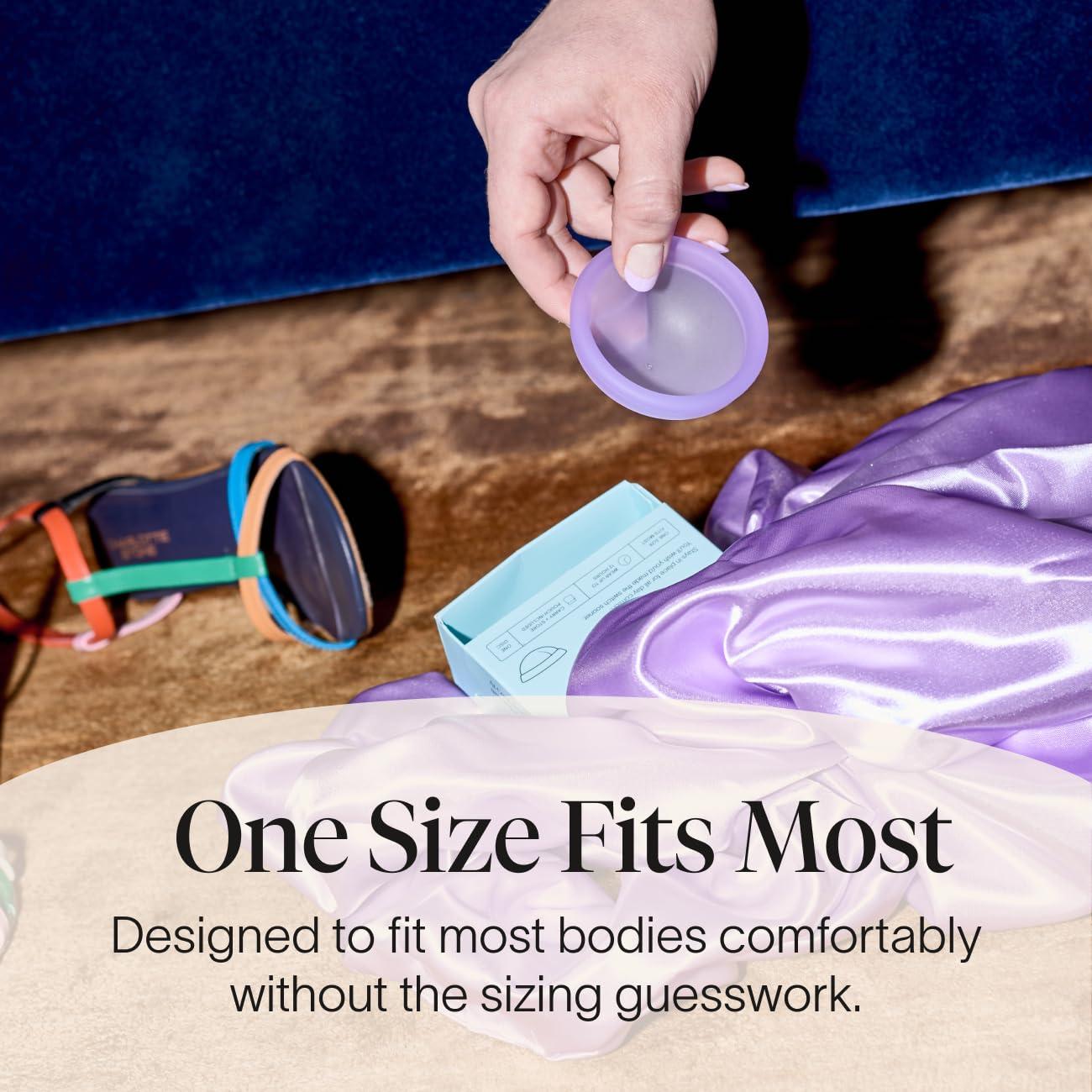 Cora Cora Menstrual Disc | Reusable Period Disc | Wear Up to 12-Hours | Sustainable Alternative to Tampons/Pads | for Light/Heavy Flows | Leak Proof | Medical Grade Silicone | Eco-Friendly Feminine Hygiene