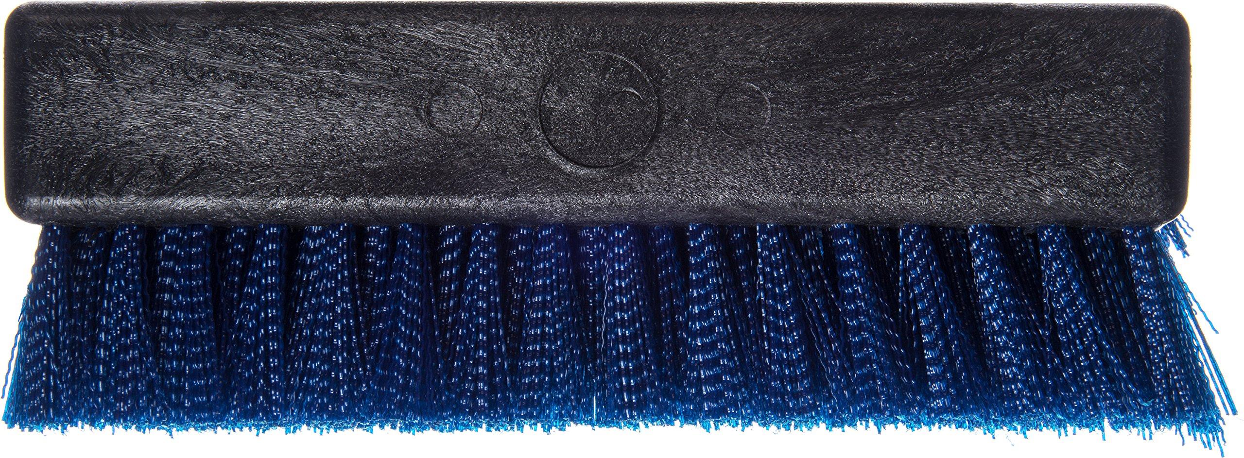 Carlisle FoodService Products SPARTA 4042514 Spectrum Plastic Shoe Brush, Boot Brush, Shoe Polish Brush With Non-Absorbent For Cleaning, 10 Inches, Blue, (Pack of 12)