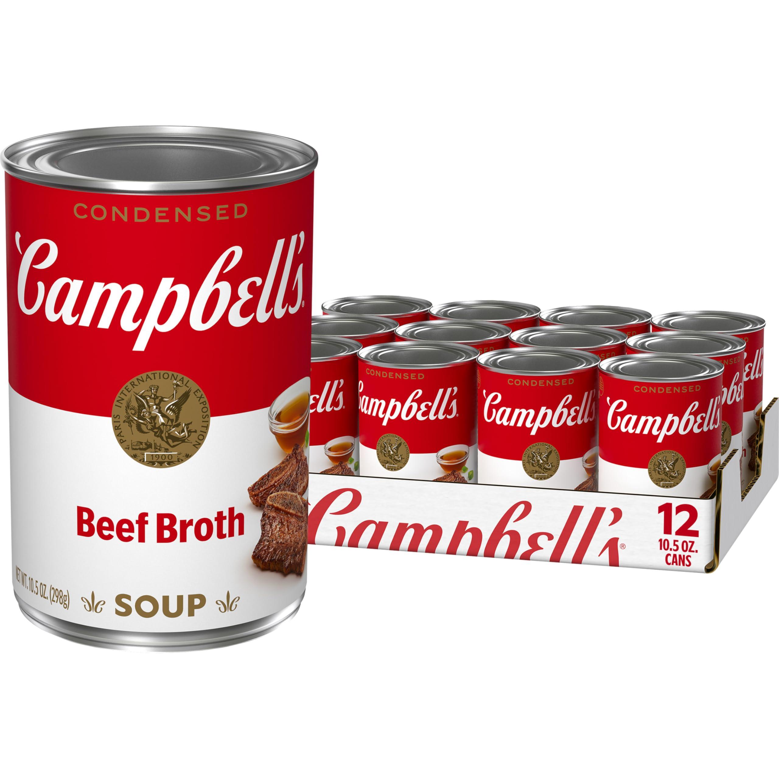 Campbell's Campbell\'s Condensed Beef Broth, 10.5 Ounce Can (Case of 12)