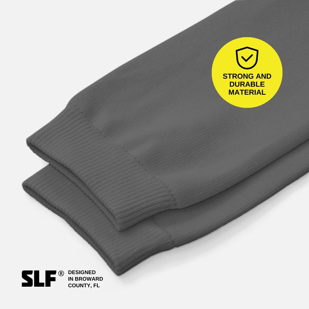 SLEEFS SLEEFS Calf Compression Leg Sleeves - Football Leg Sleeves for Youth Athletes - Shin Splint Support (Gray)