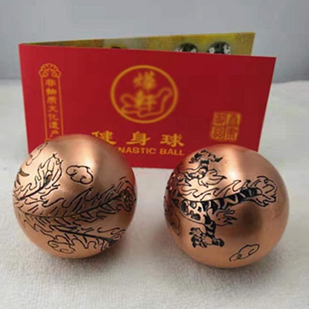 LIANGJUANG LIANGJUANG Baoding Balls Meditation Balls Chinese Balls Chinese Health Balls Baoding BallsBaoding Balls, Exercise Massage Balls Stress Relieve Hand Exercise Therapy Ball for Hand Therapy Stress Re