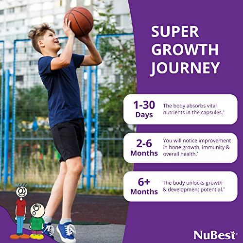 NuBest NuBest Tall 10+ - Advanced Bone Strength Formula - Supports Immunity, Healthy Development & Optimal Wellness - for Children (10+) & Teens Who Drink Milk Daily - 2 Pack | 2 Months Supply
