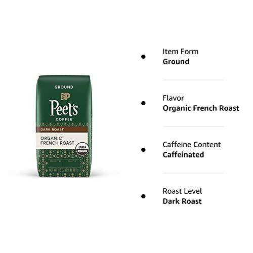 Peet's Coffee PEET'S Organic Ground French Roast, 32 Oz